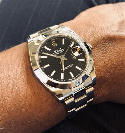 rolex on the wrist|rolex datejust 36 or 41.